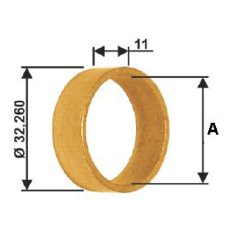 Bucha para Motor de Partida 10 Unidades - Unifap - BC1-0003-00