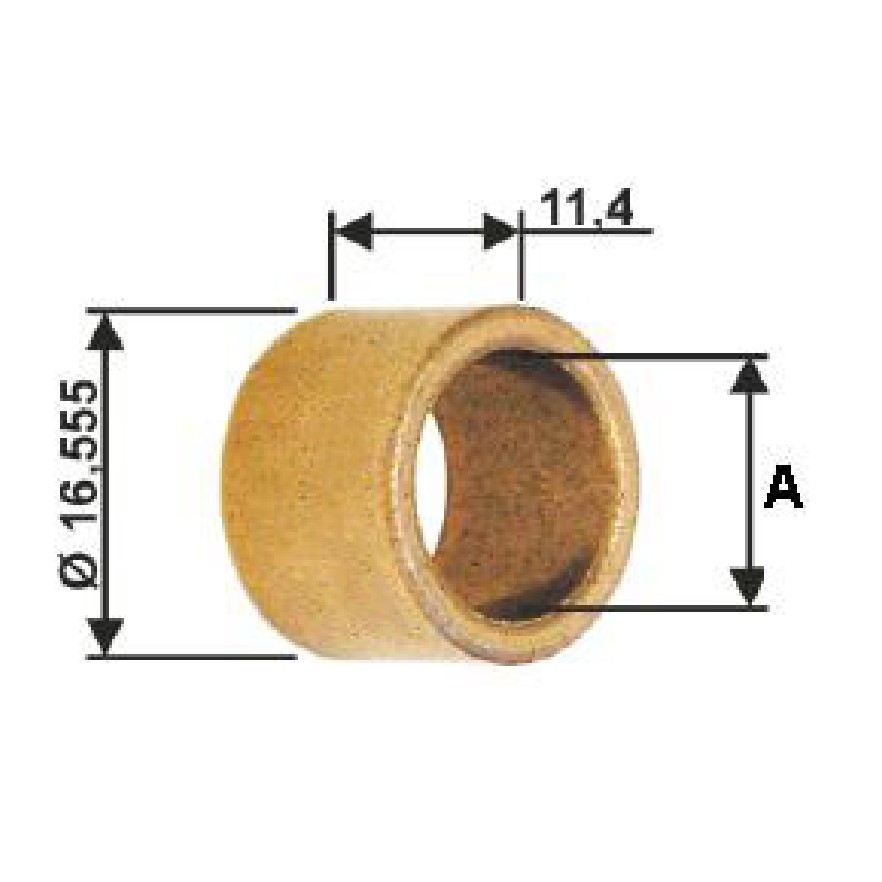 Bucha para Motor de Partida 10 Unidades - Unifap - BC1-0009-00