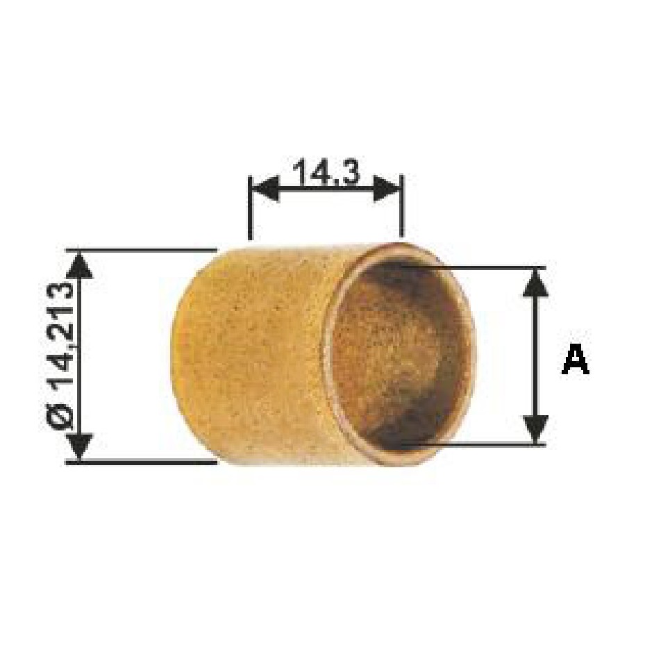 Bucha para Motor de Partida 10 Unidades - Unifap - BC1-0020-00