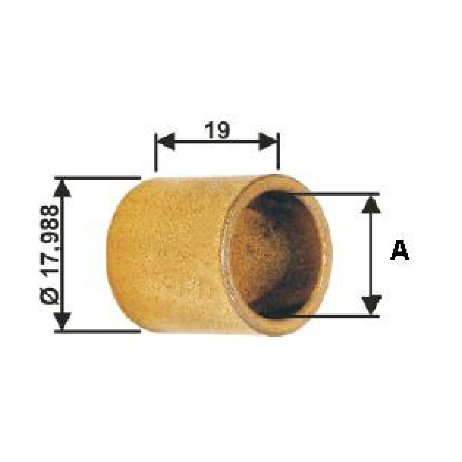 Bucha para Motor de Partida 10 Unidades - Unifap - BC1-0023-00