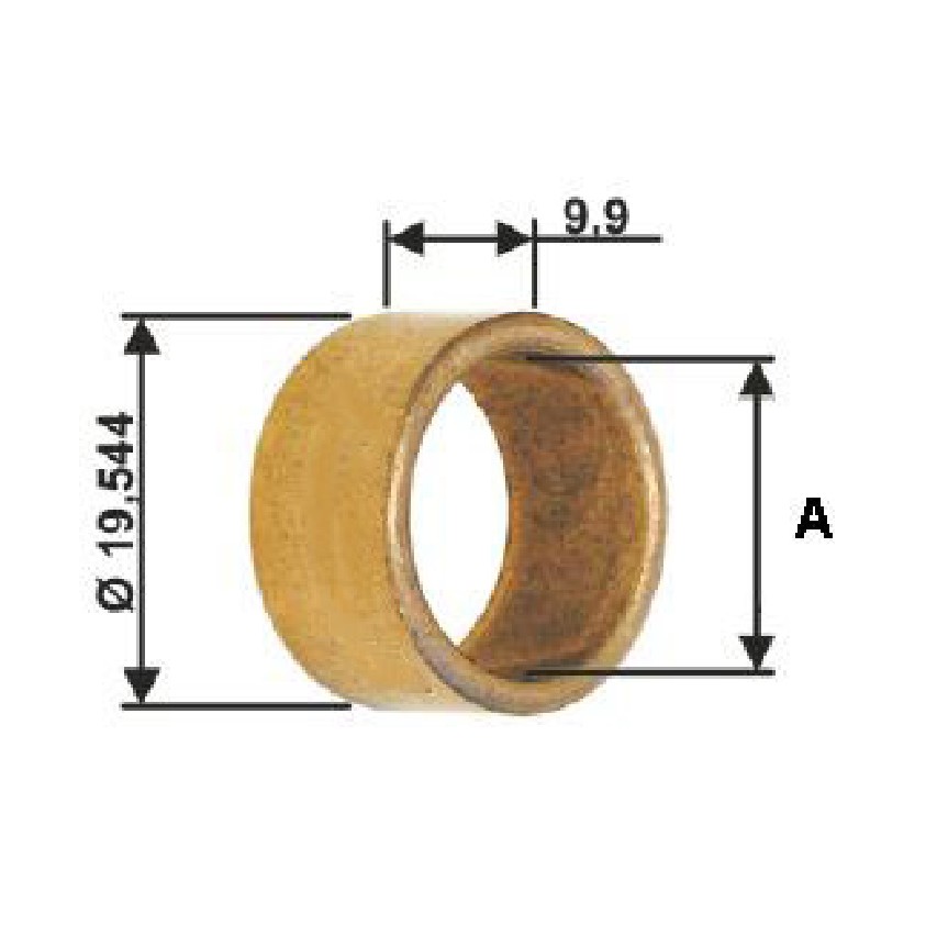 Bucha para Motor de Partida 10 Unidades - Unifap - BC1-0024-00