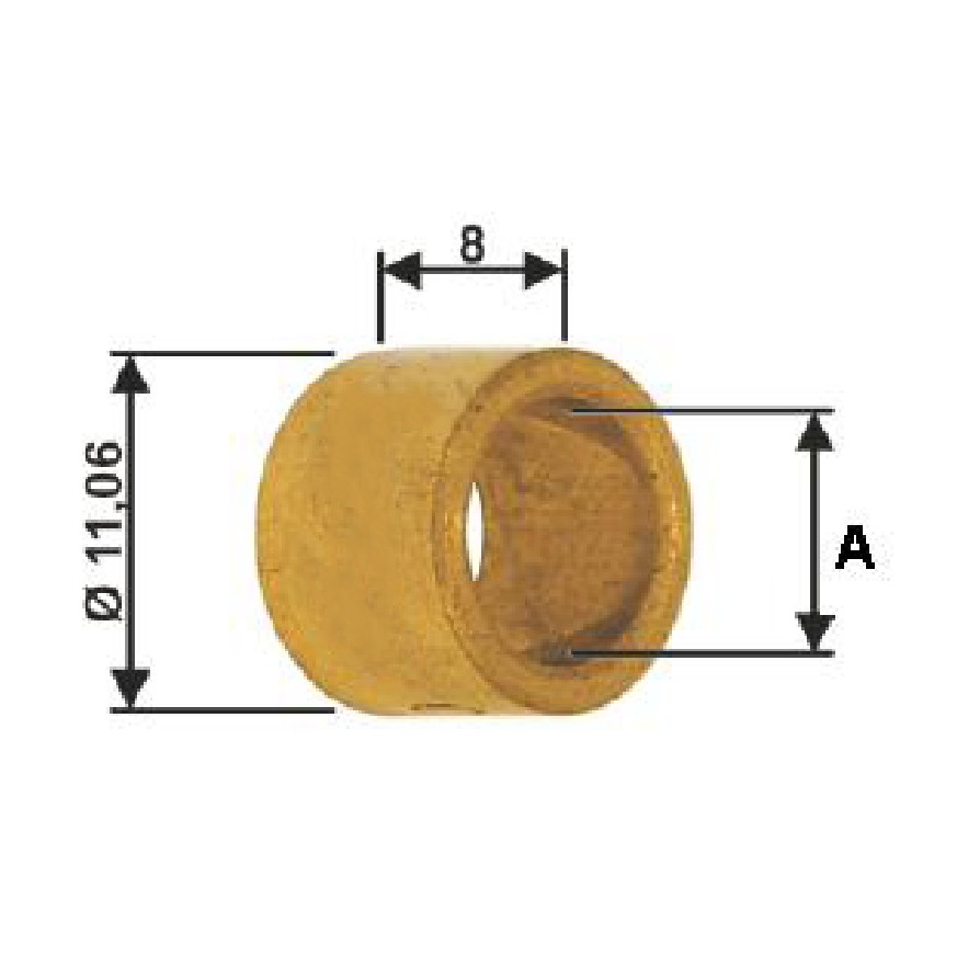 Bucha para Motor de Partida 10 Unidades - Unifap - BC1-0039-00