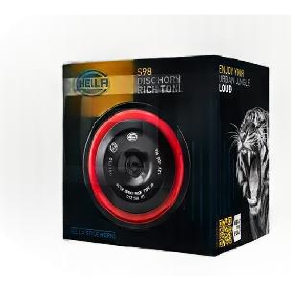 Buzina Individual Disco Bibi 12v 400hz 2 Terminais - Hella - 3AL012588291