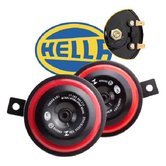Par De Buzina Paquerinha 12v - Hella - 3AM012588341