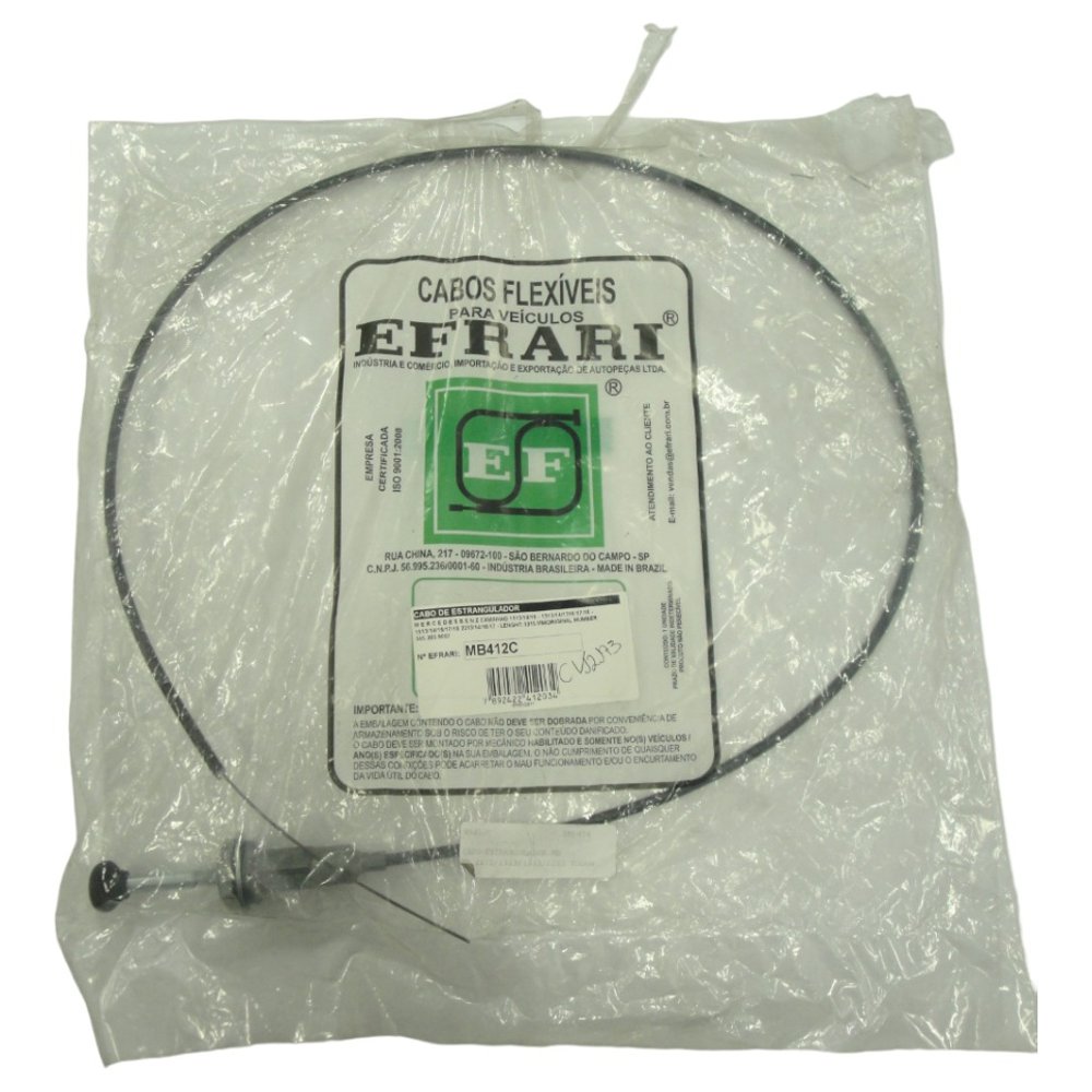 Cabo Estrangulador Dianteiro - Efrari - MB412C
