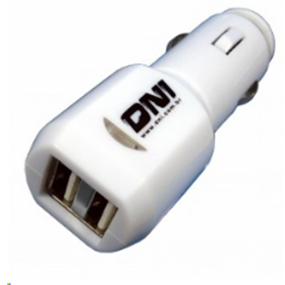 Carregador Automotivo Universal 2 Portas USB 12V 24V - DNI - 0585