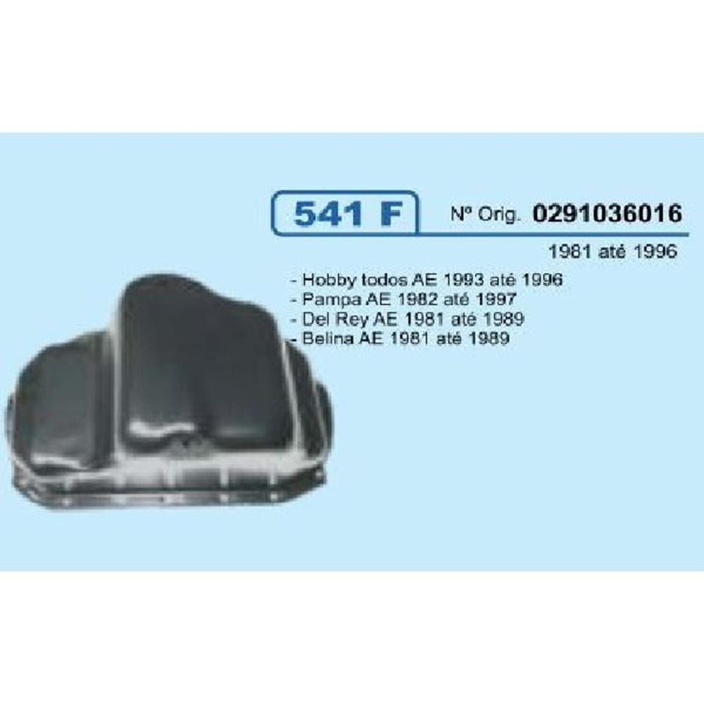 Cárter de Óleo para Ford Del Rey Belina e Escort - Igasa - 541-F
