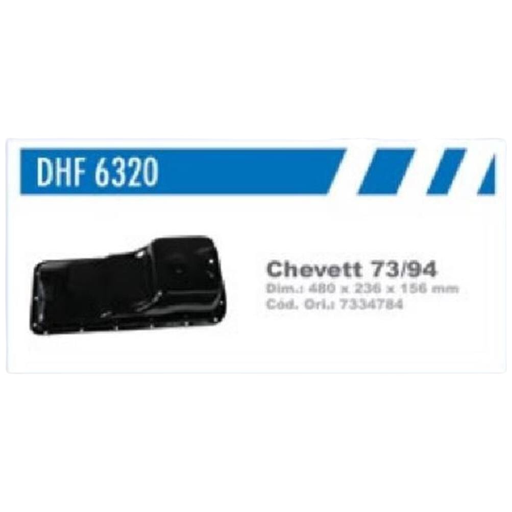 Cárter de Óleo em Aço para Chevrolet Chevette e Chevette Hatch - DHF - DHF6320
