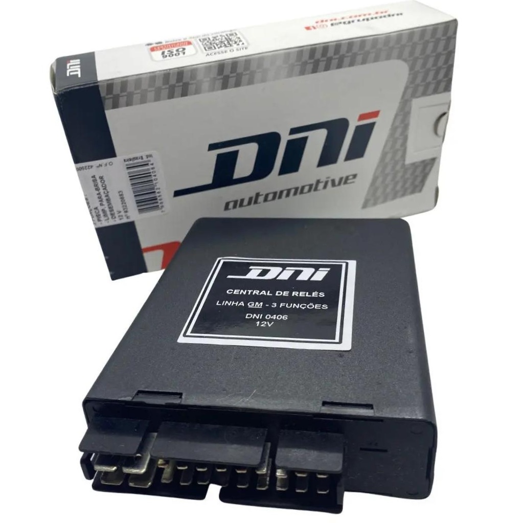 Relé 3 Funções Pisca, Desembaçador, Limpador para-brisa - DNI - 0406