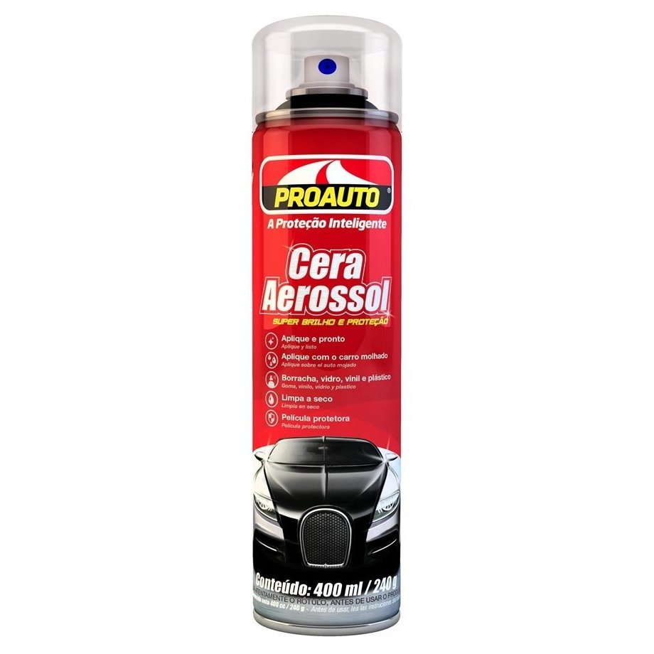 Cera Aerosol Super Brilho 400ml - Proauto - 2367