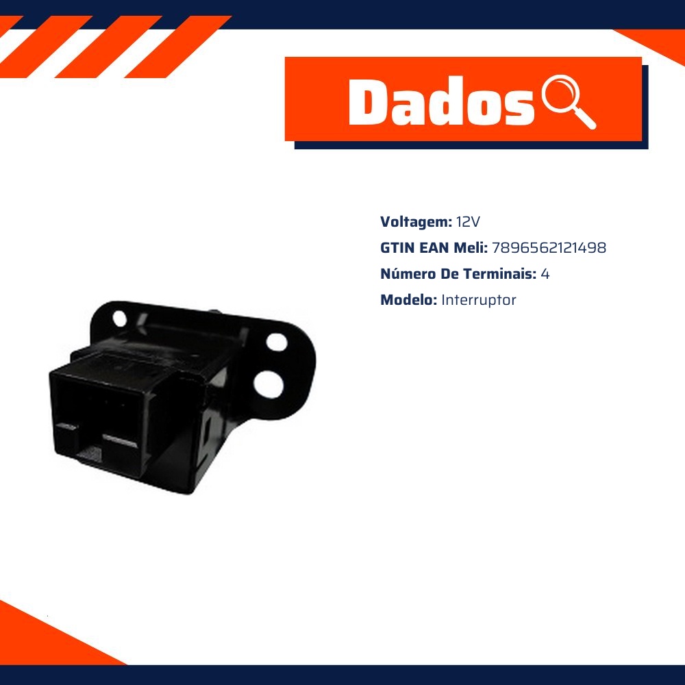 Interruptor de Luz de Emergência - DNI - 2149