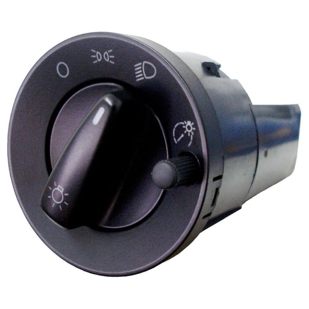 Chave de Luz com Dimmer para Caminhões 12V Vermelho - DNI - 2150