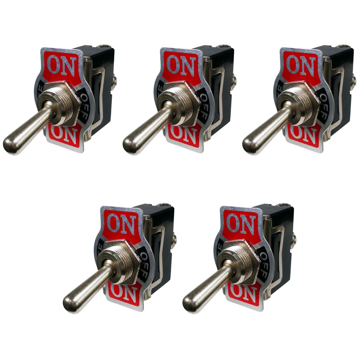 Kit 5 Chave de Uso Geral 3 Posições ON/OFF/ON 400W - DNI - 2082