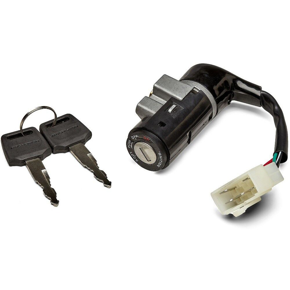 Chave de Ignição Dianteira com 2 Chaves para Honda Biz 100 - Magnetron - 90260050