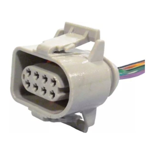 Chicote do Atuador da Marcha Lenta 12V 8 Vias Plástico Fêmea para Volkswagen Parati - TC Chicotes - TC 108.1068