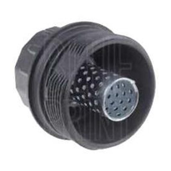 Copo do Filtro de Óleo Lubrificante Plástico Preto com Anel - Valclei - CO-2008
