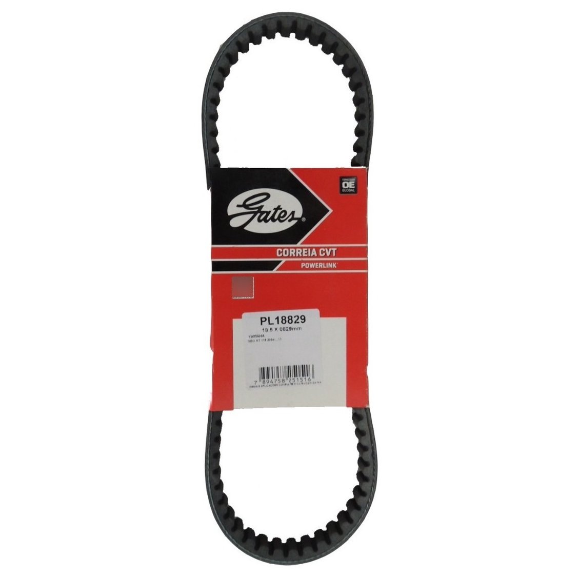 Correia de Transmissão Cvt Powerlink para Yamaha NEO AT 115 - Gates - PL18829