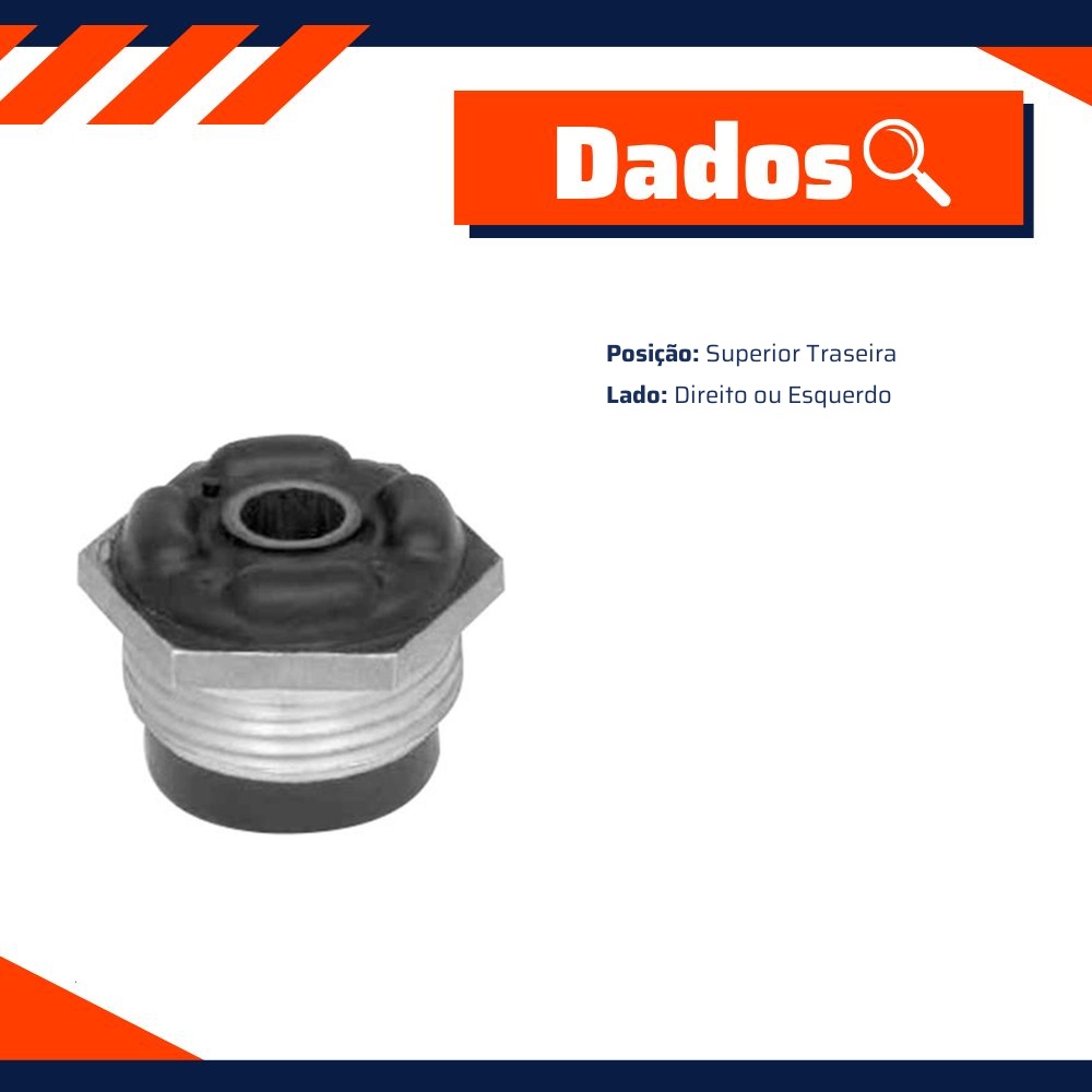 Coxim Superior do Amortecedor Traseiro - Corteco - 50339C