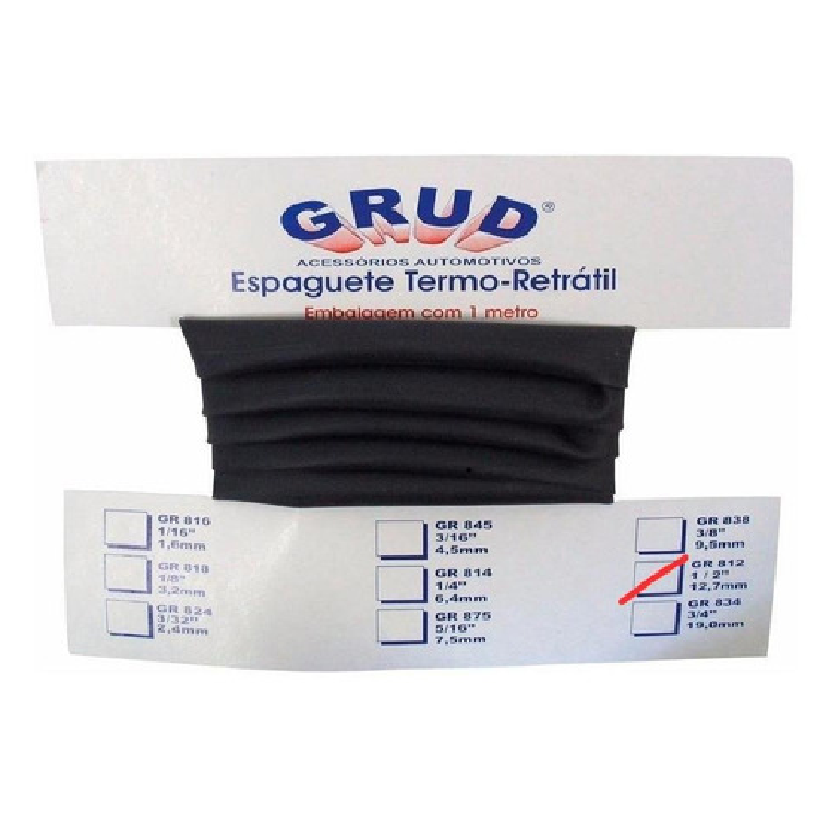 Espaguete Termo retratil - Grud - GR 812