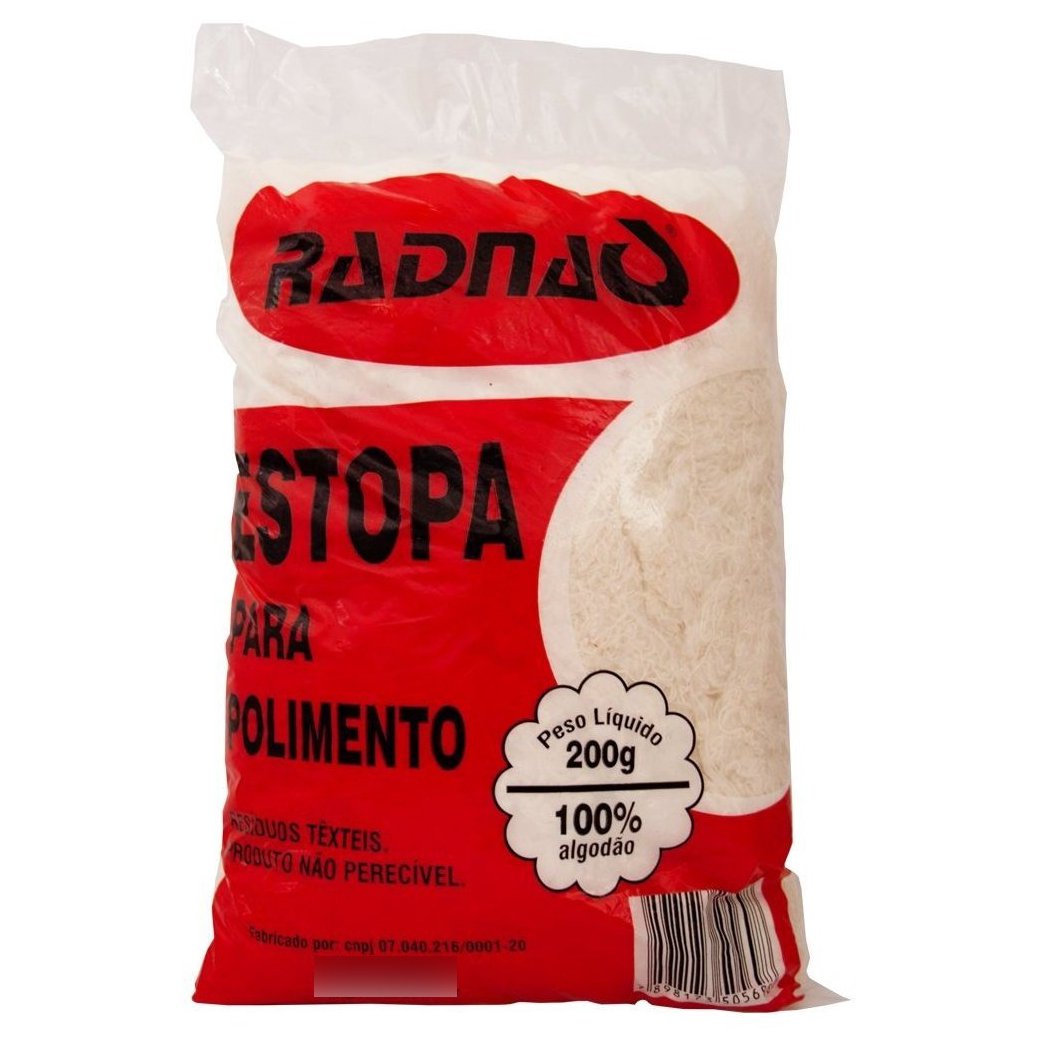 Estopa de Algodão para Polimento 200g - Radnaq - 5076