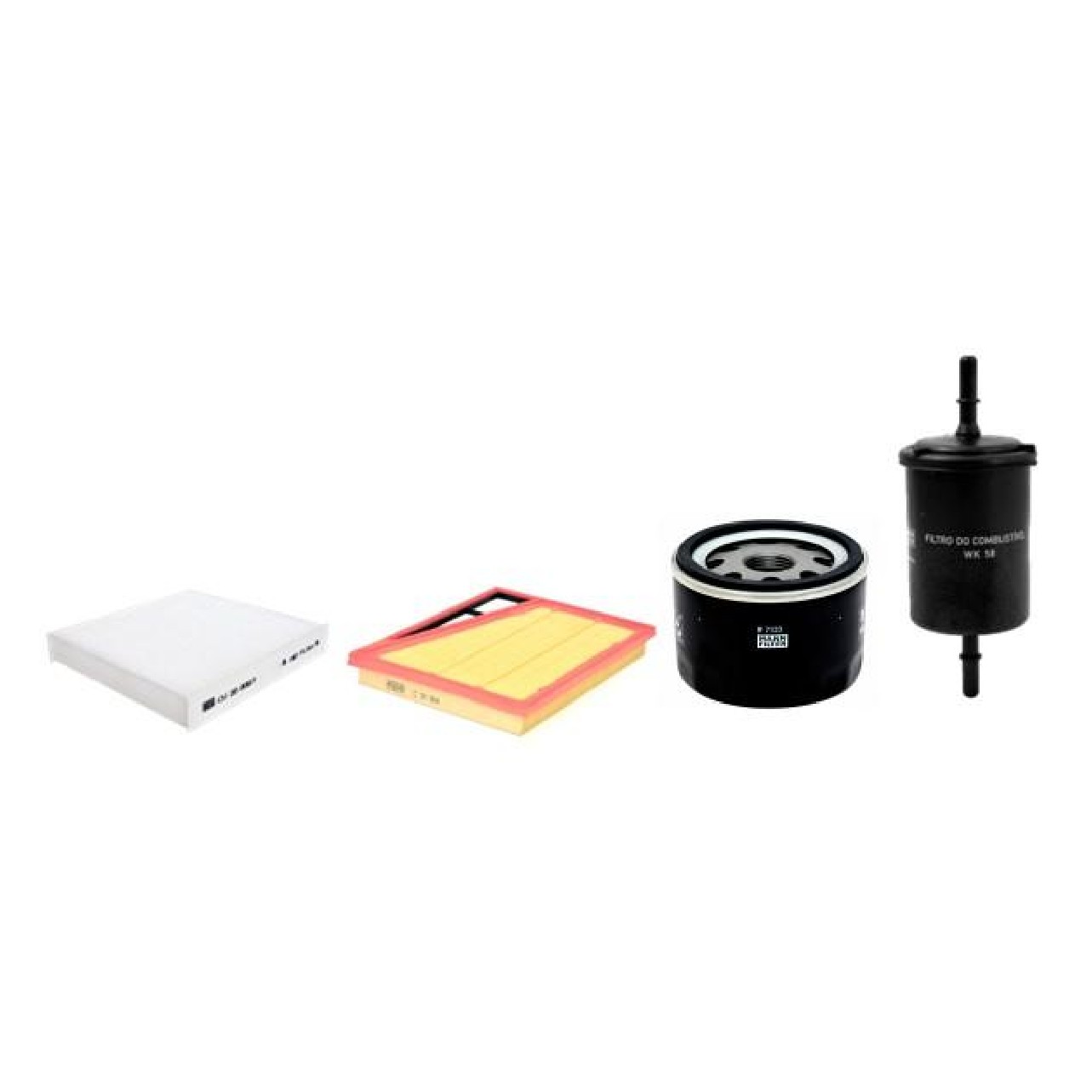 Kit de Filtros Ar Cabine Combustível Óleo - Mann-Filter - SP11066-4