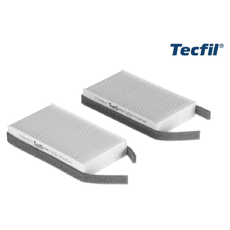 Kit Filtros de Ar da Cabine Refil para Mitsubishi Pajero Tr4 - Tecfil - ACP481/9