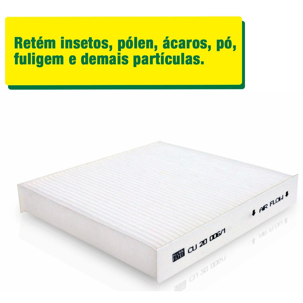 FIltro de Ar Condicionado Cabine - Mann-Filter - CU20006/1