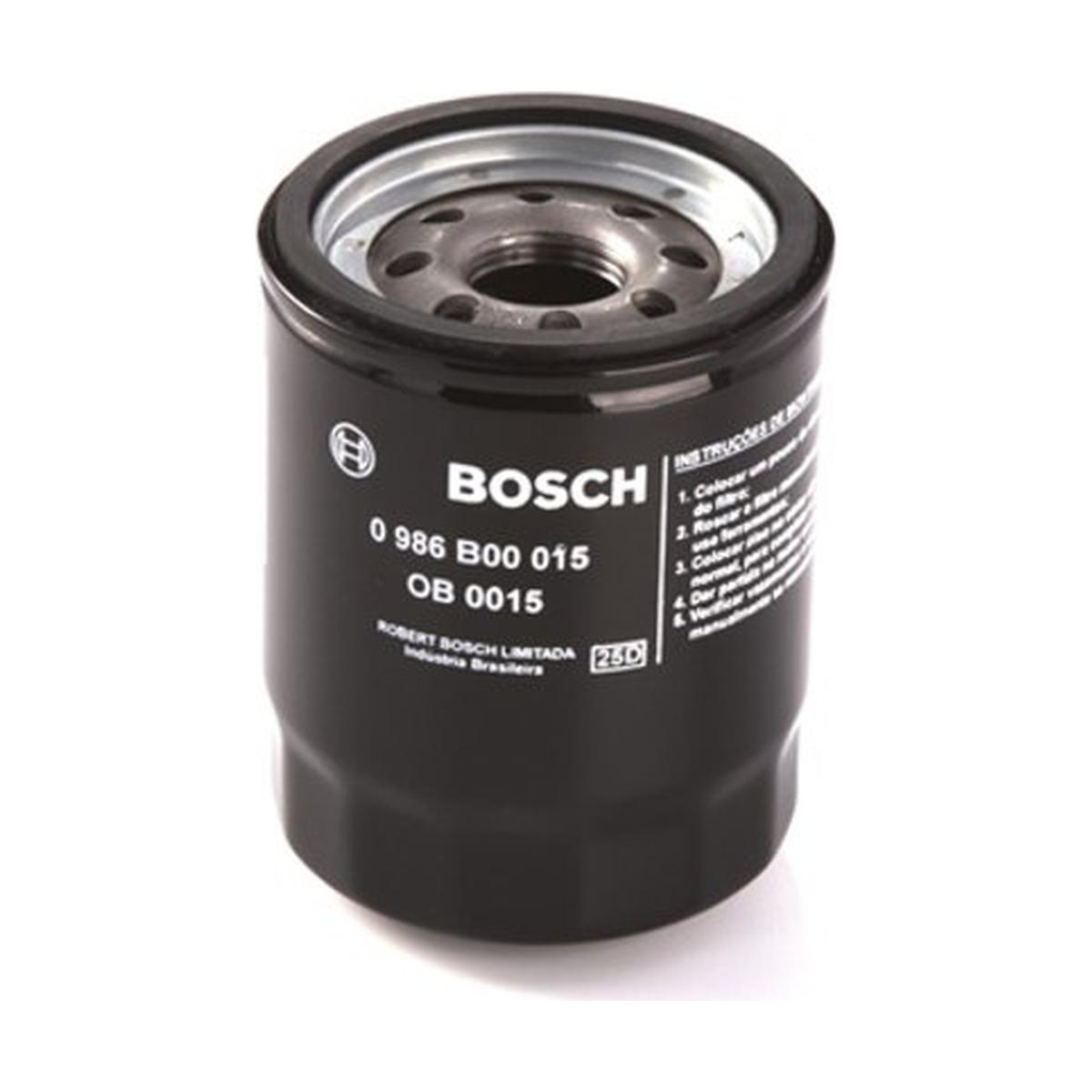 Filtro Blindado de Óleo Lubrificante - Bosch - 0 986 B00 015