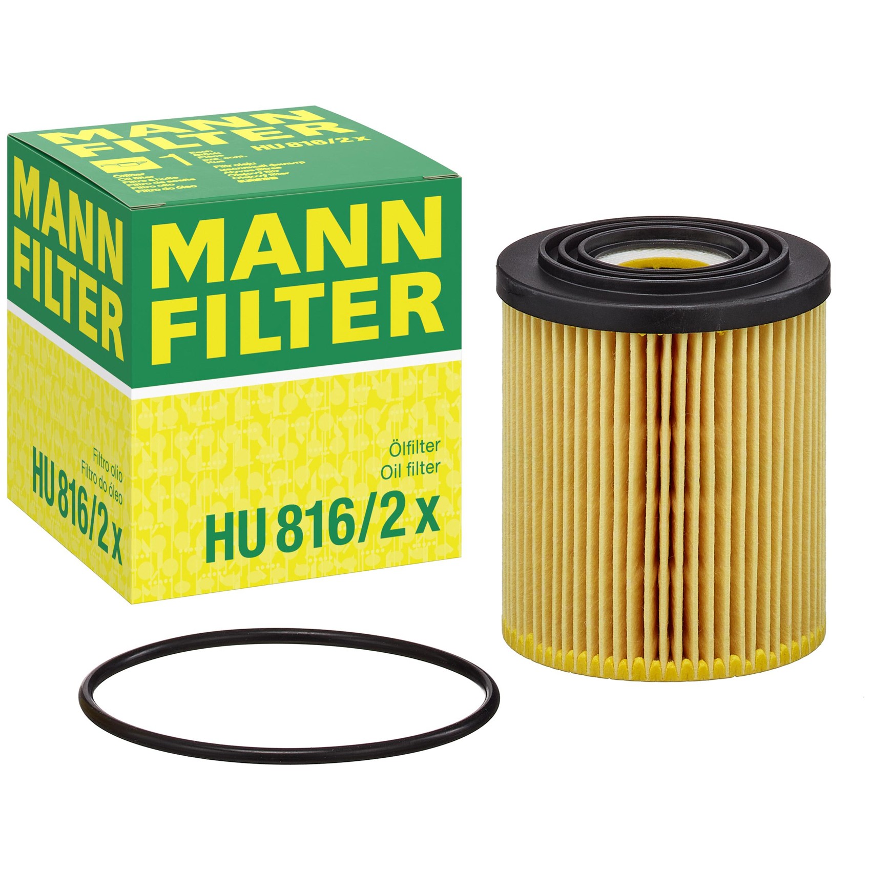 Filtro de Óleo Lubrificante - Mann-Filter - HU816/2x