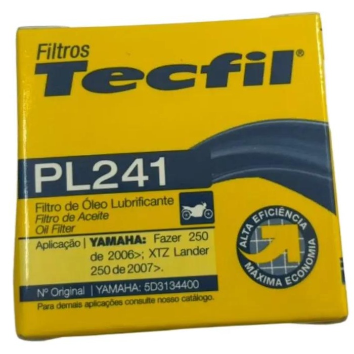Filtro de Óleo Lubrificante - Tecfil - PL241