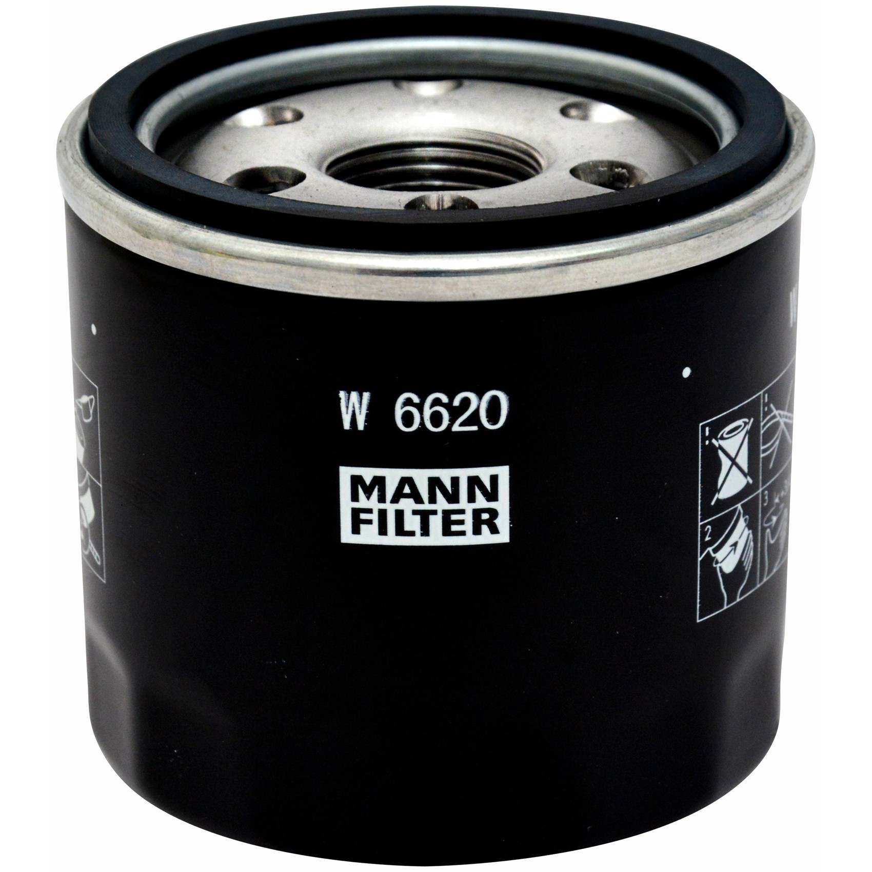 Filtro Blindado de Óleo Lubrificante para Renault Kwid - Mann-Filter - W6620