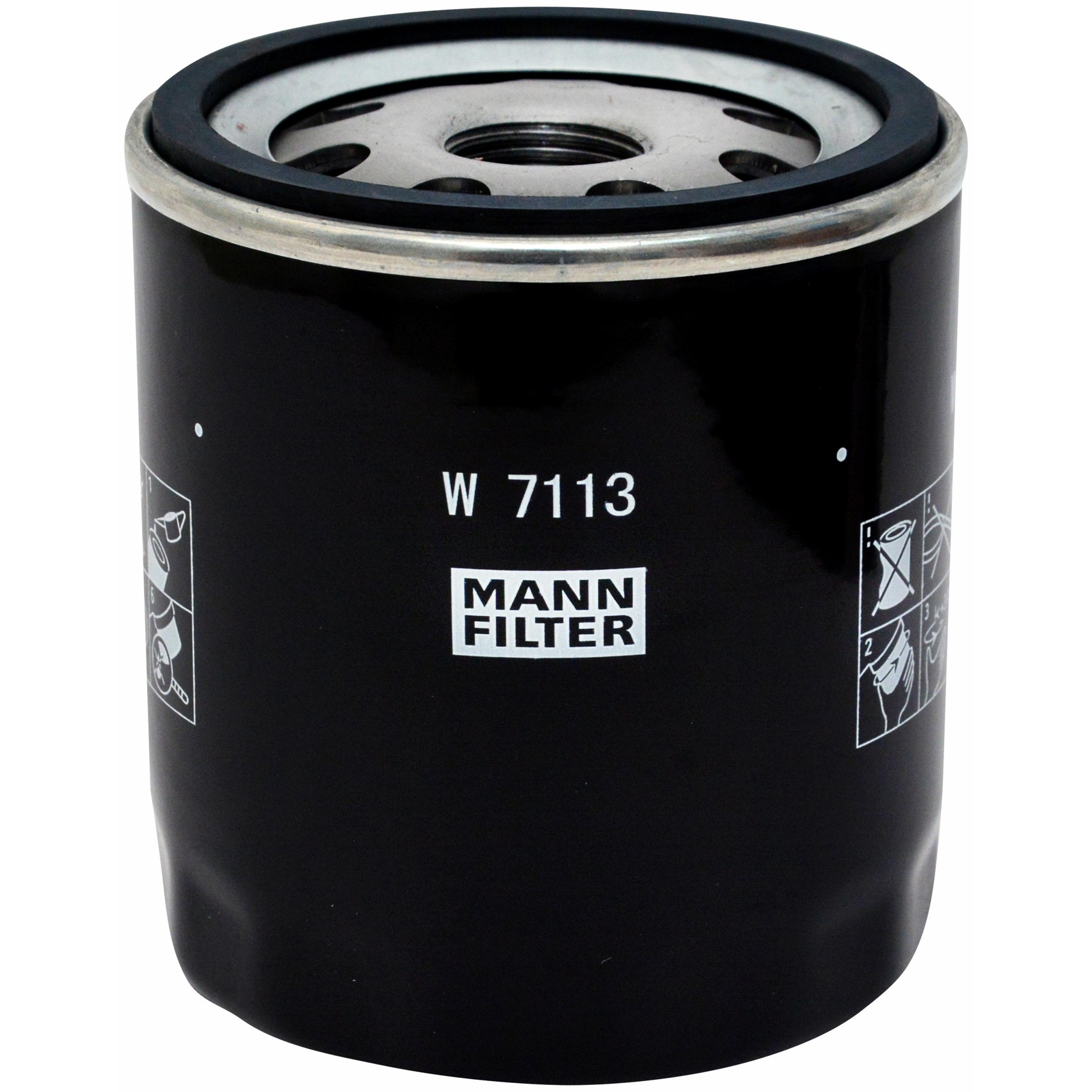 Filtro Blindado de Óleo Lubrificante - Mann-Filter - W7113