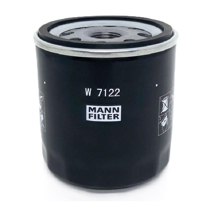 Filtro Blindado de Óleo Lubrificante - Mann-Filter - W7122