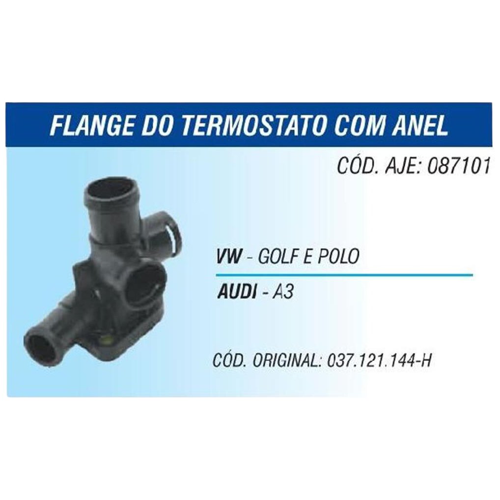 Flange do Termostato com anel - AJE - 087101