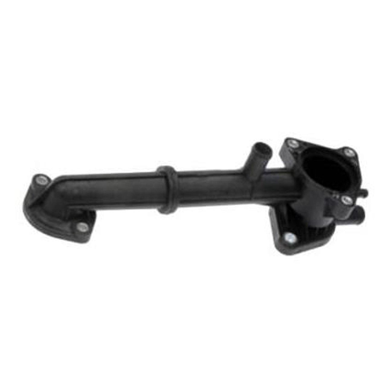 Flange do Termostato Plástico Preto Etanol Gasolina para Hyundai Atos Prime e KIA Picanto - Valclei - VC-637.R