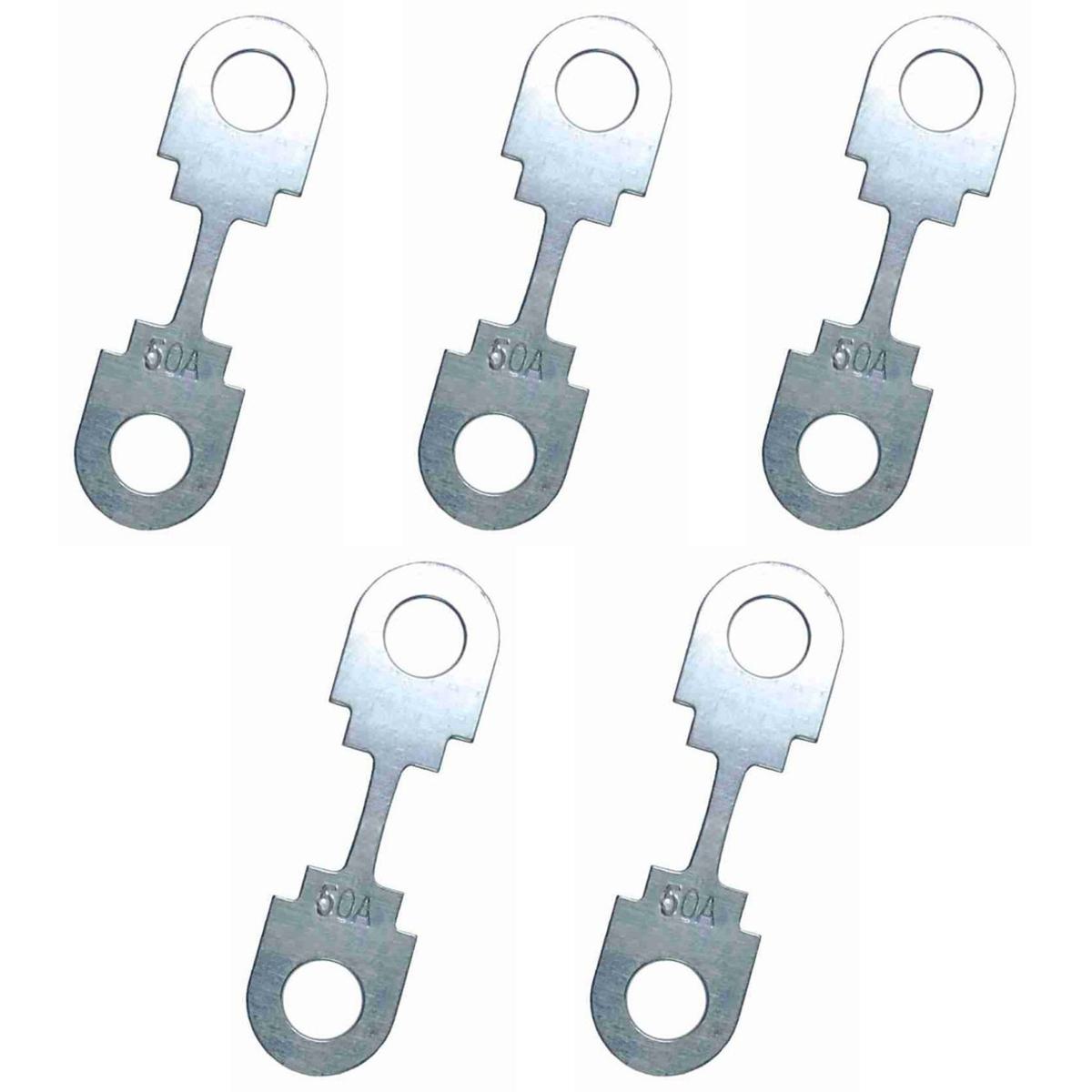 Kit 5 Fusível Cinta 50A Universal - DNI - 323050