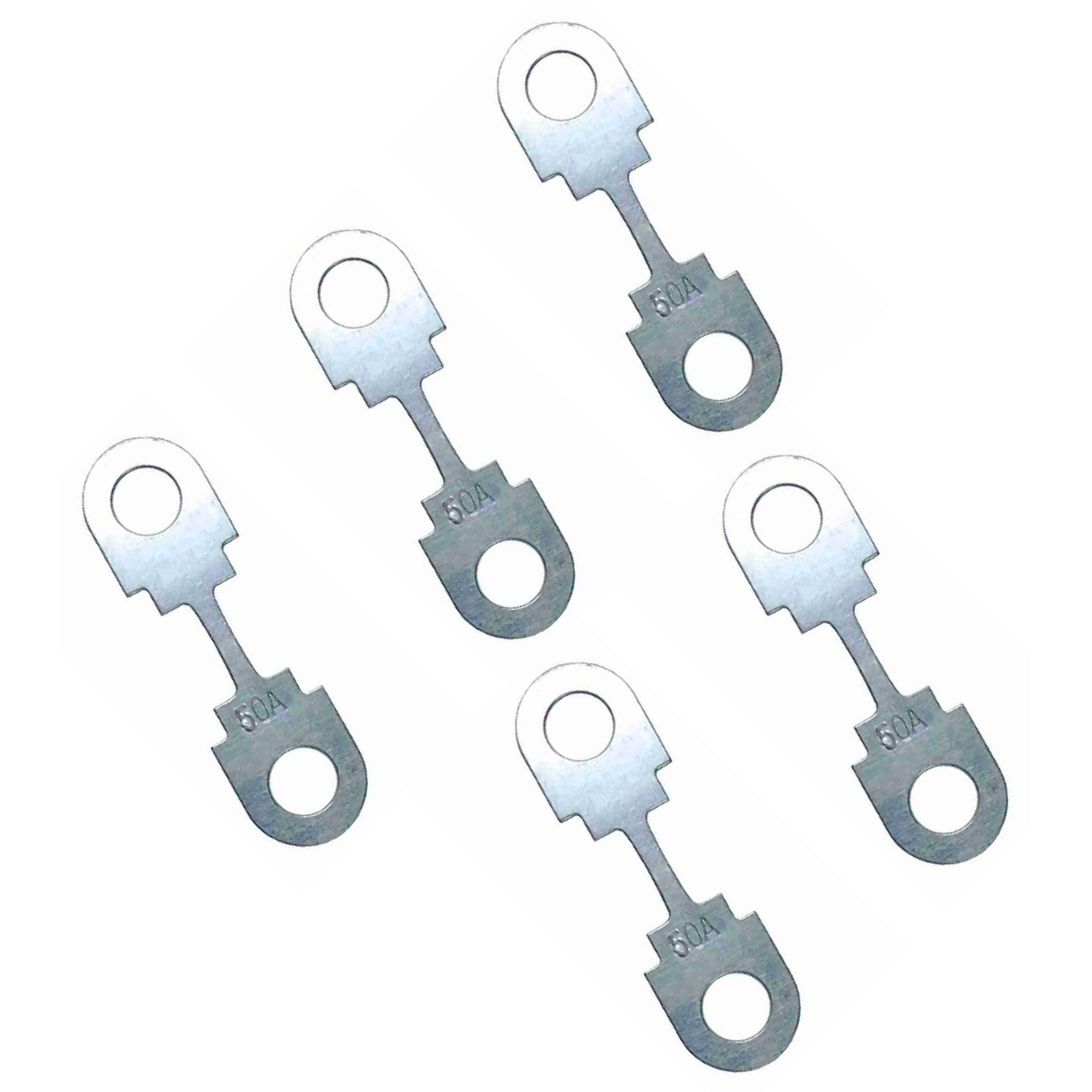 Kit 5 Fusível Cinta 50A Universal - DNI - 323050