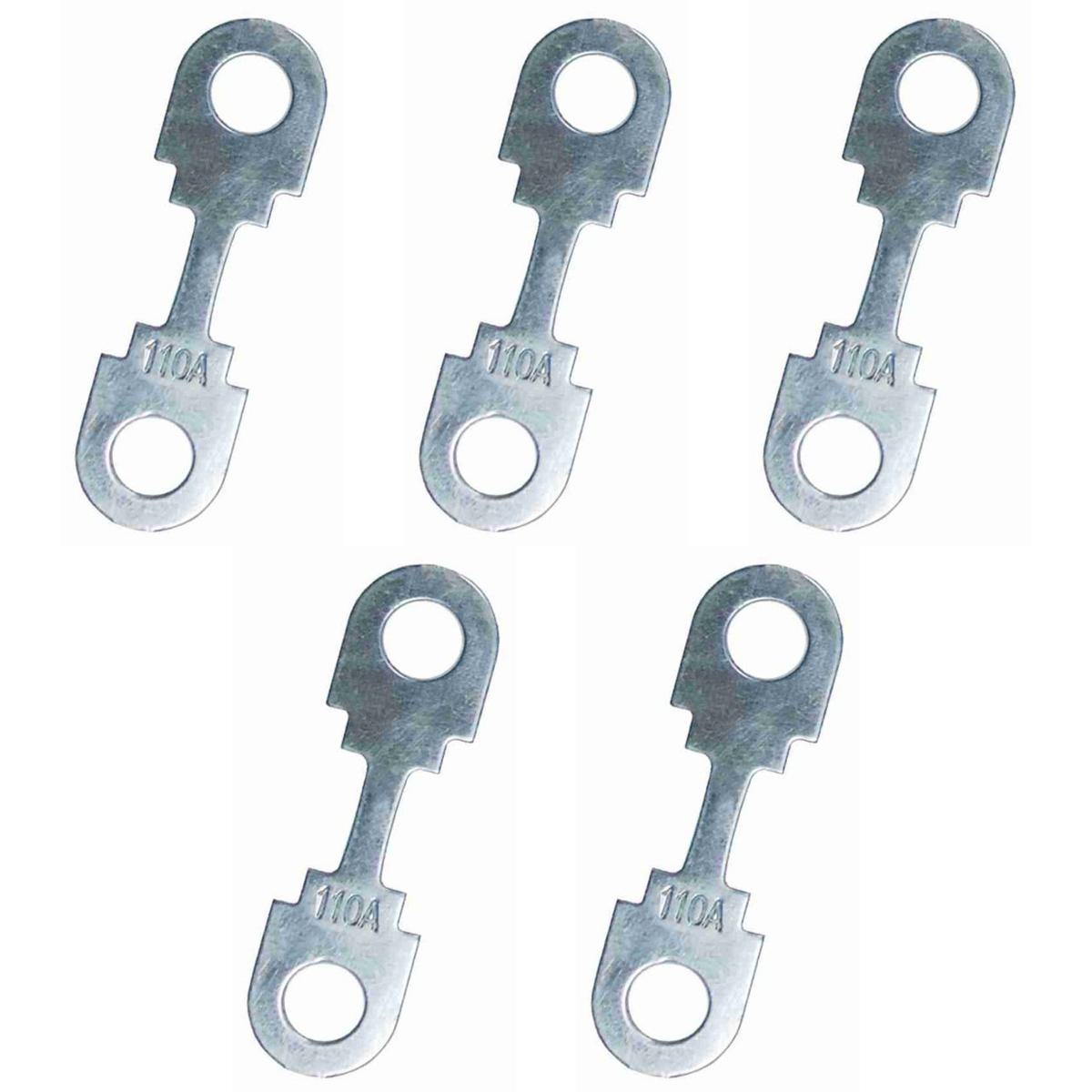 Kit 5 Fusível Cinta 110A Universal - DNI - 323110