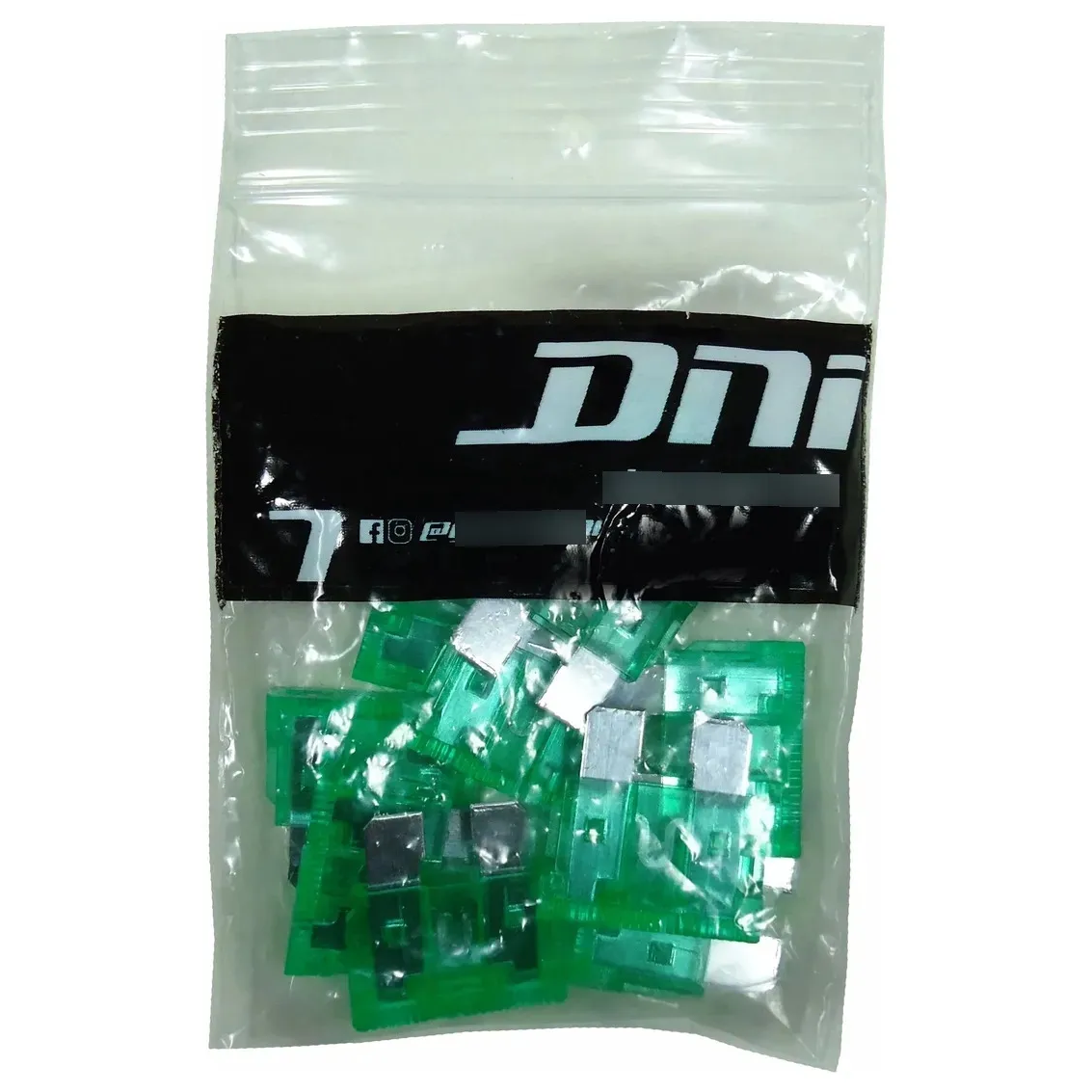 Kit 10 Fusível Lâmina 30A Universal - DNI - 316030