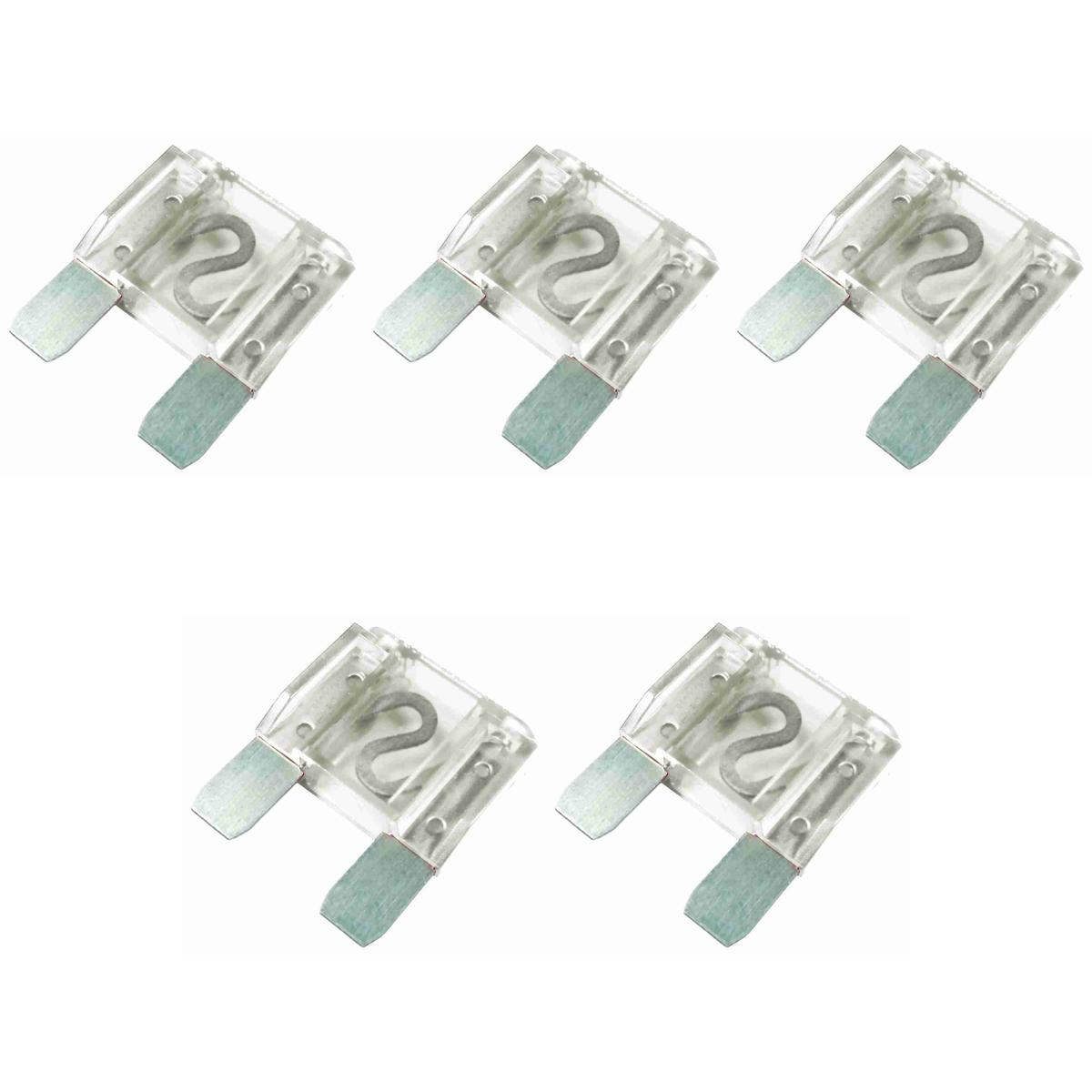 Kit 5 Fusível Maxi Lâmina 80A Universal - DNI - 318880