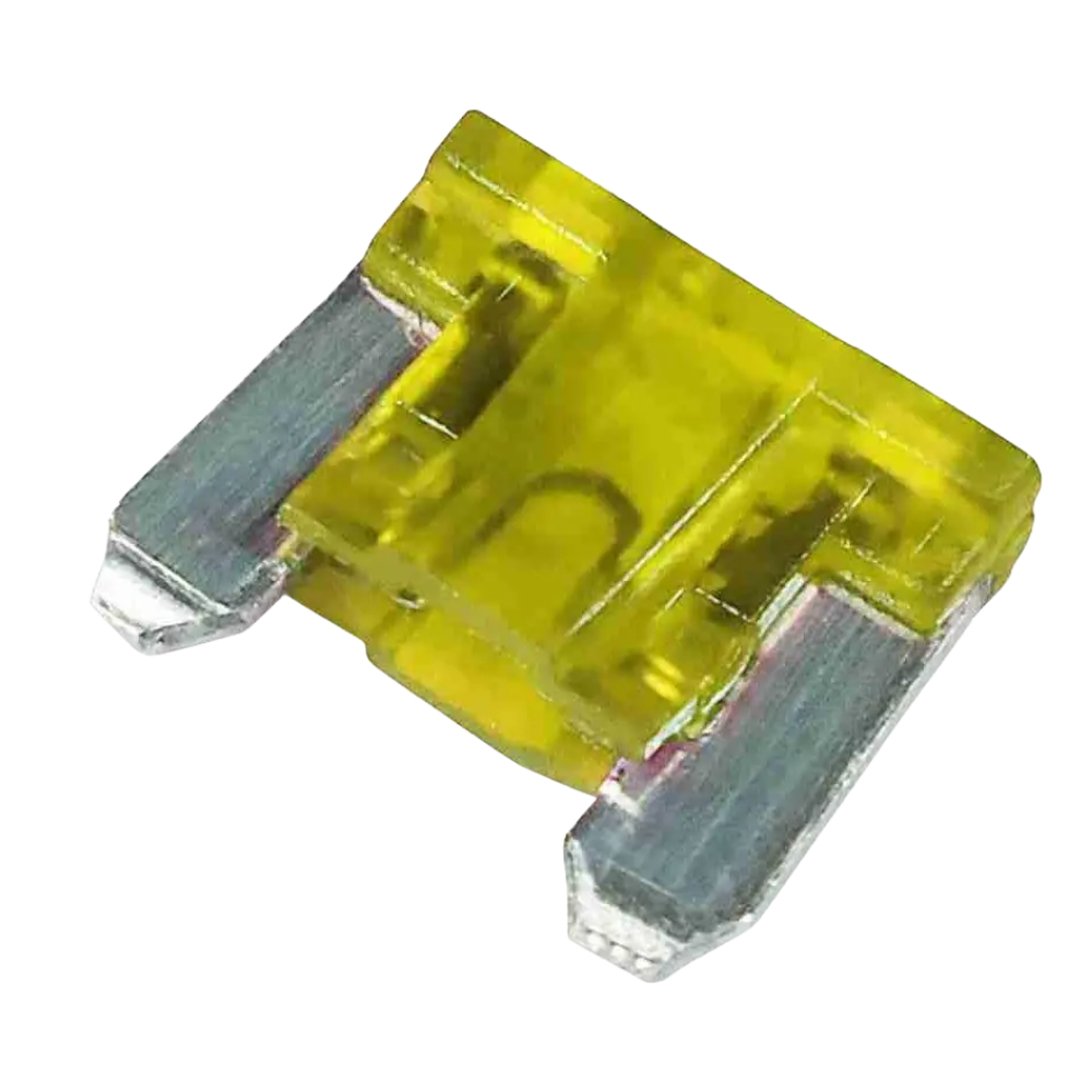 Kit 10 Fusível Mini Lâmina Perfil Baixo 20A Universal - DNI - 317520