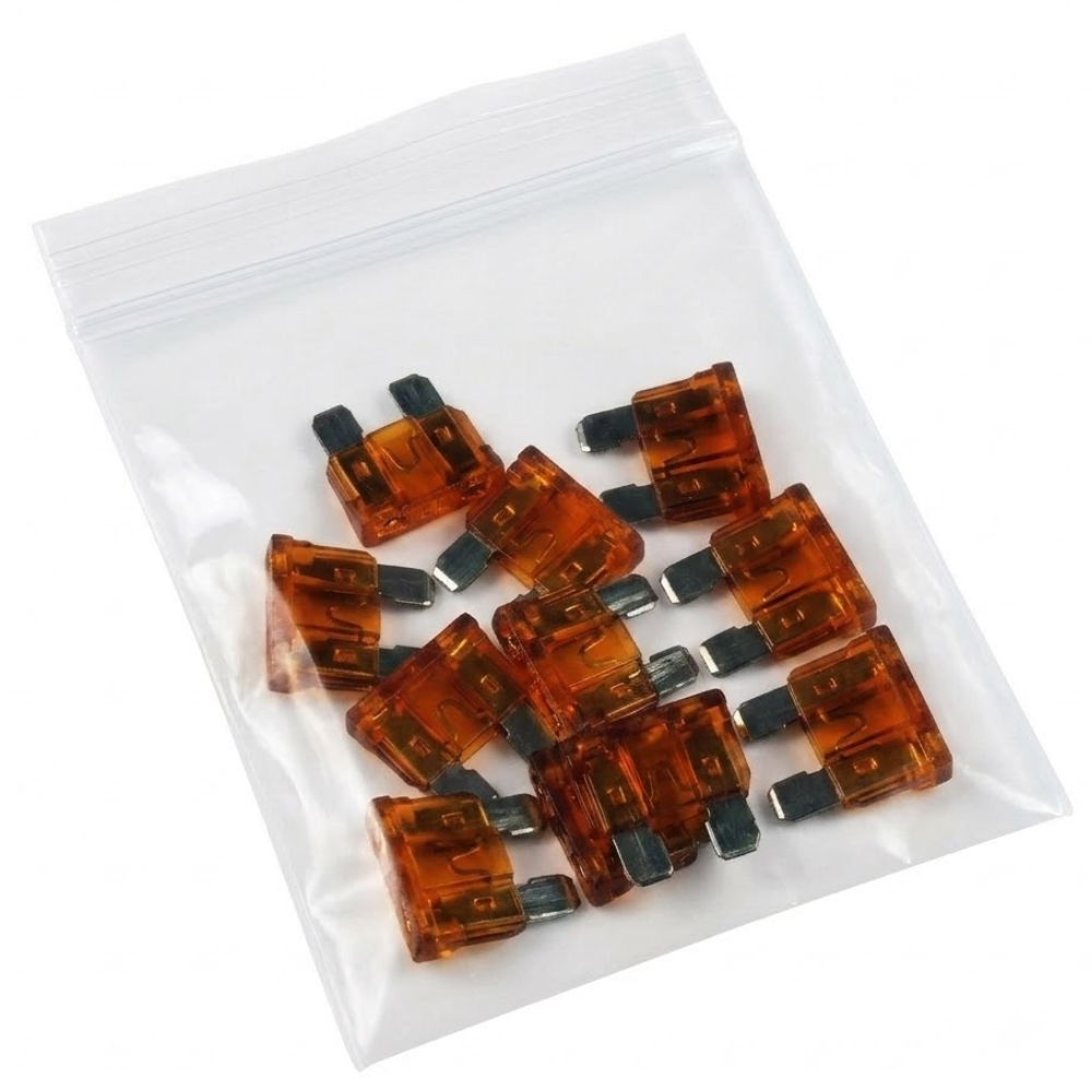 Kit 10 Fusível Lâmina 7,5A Universal - DNI - 316007