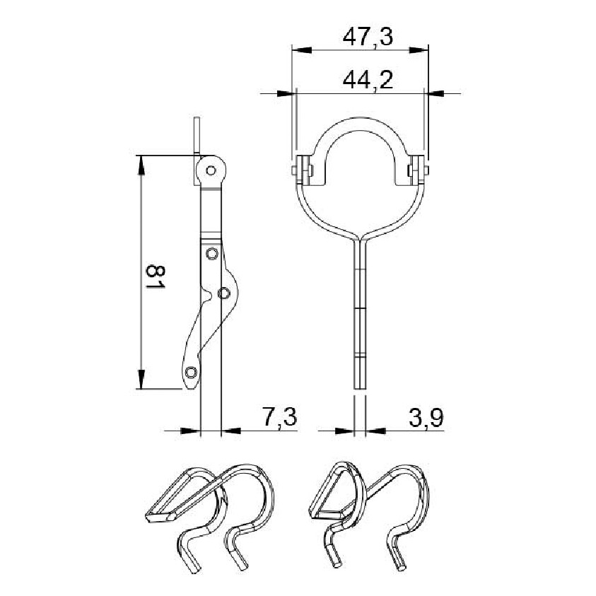 Garfo para Motor de Partida - Unifap - 4.412