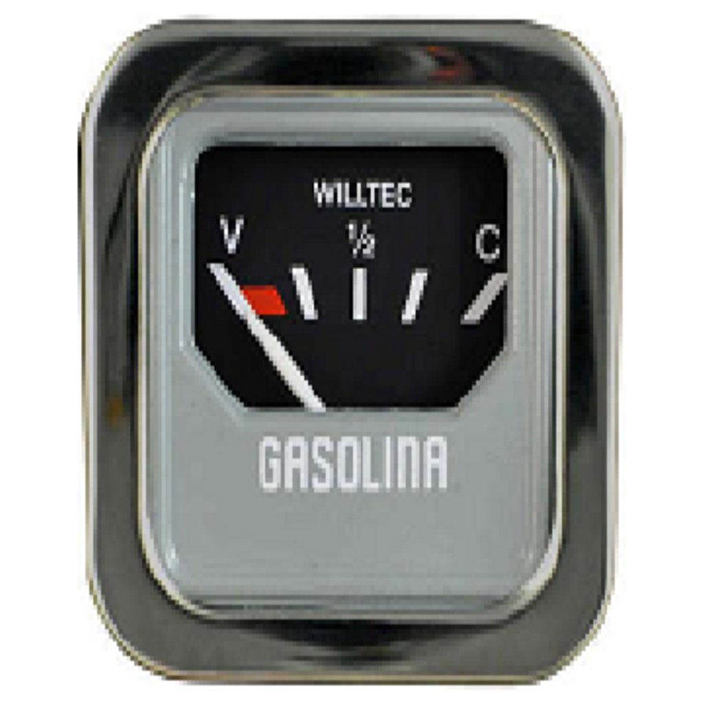 Indicador de Combustível Preto Quadrado para Volkswagen Fusca - Willtec - W23.900