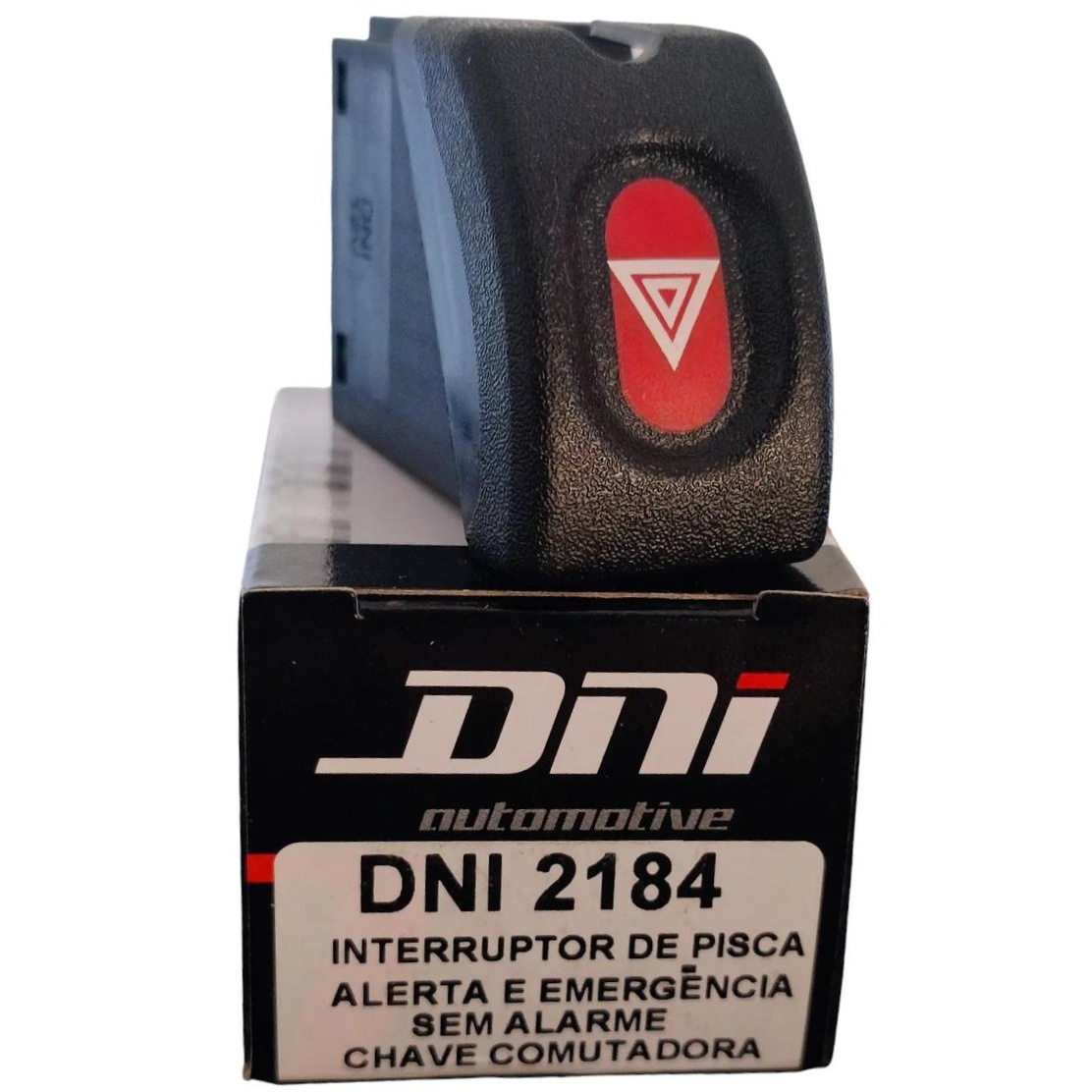 Interruptor de Luz de Emergência Botão do Pisca Alerta 7 Terminais - DNI - 2184