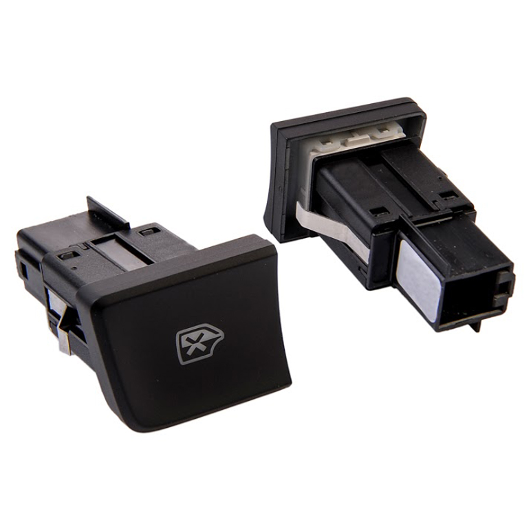 Interruptor de Bloqueio do Vidro Elétrico Preto 12V para Volkswagen Gol e VOYAGE - Kostal - 10027485