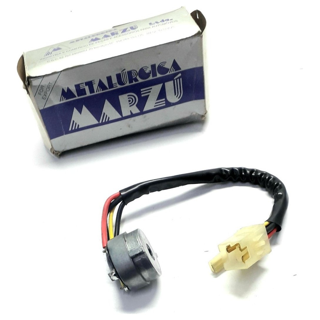 Interruptor de Ignição 4 Terminais Chicote Curto para Ford Escort - Marzu - A133