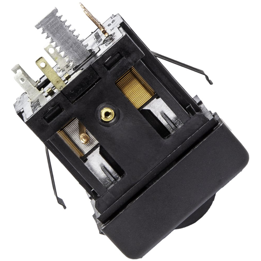 Interruptor de Luzes Farol 12V com Reostato Cor Preta para Volkswagen Quantum e Santana - Kostal - 3847240