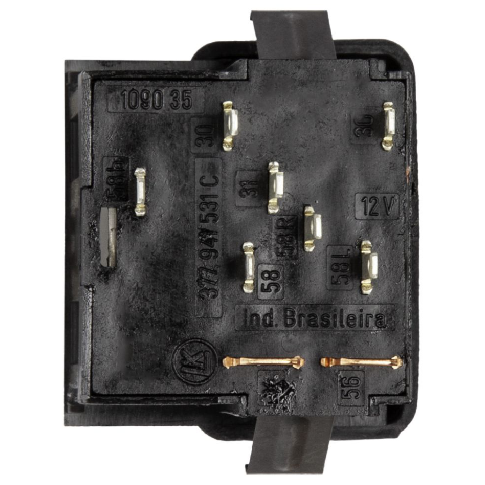Interruptor de Luzes Dianteiro com 9 Terminais para Volkswagen Gol - Kostal - 3109055