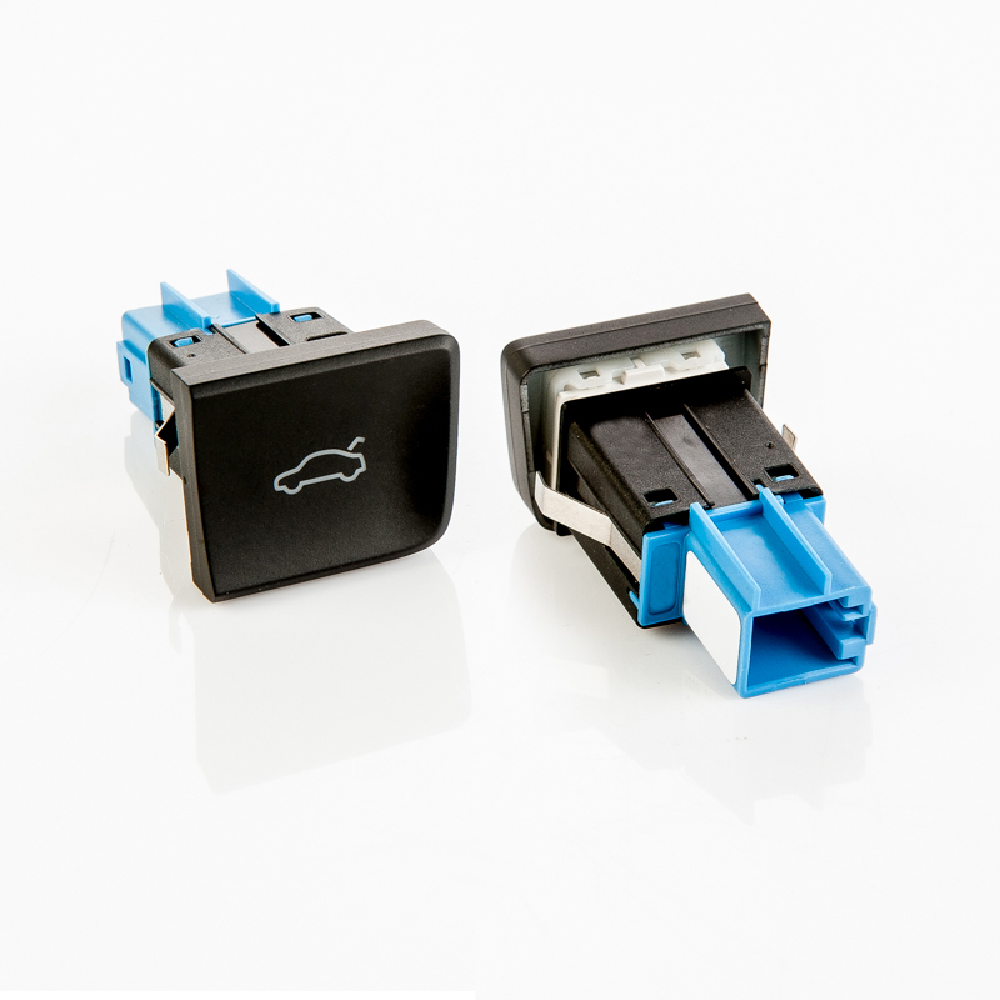 Interruptor Destrava Porta-Malas Dianteiro Preto 12V para Volkswagen Gol e VOYAGE - Kostal - 10027527